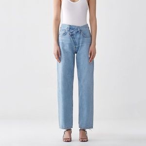 Agolde Criss Cross Jean in Suburbia - Size 27